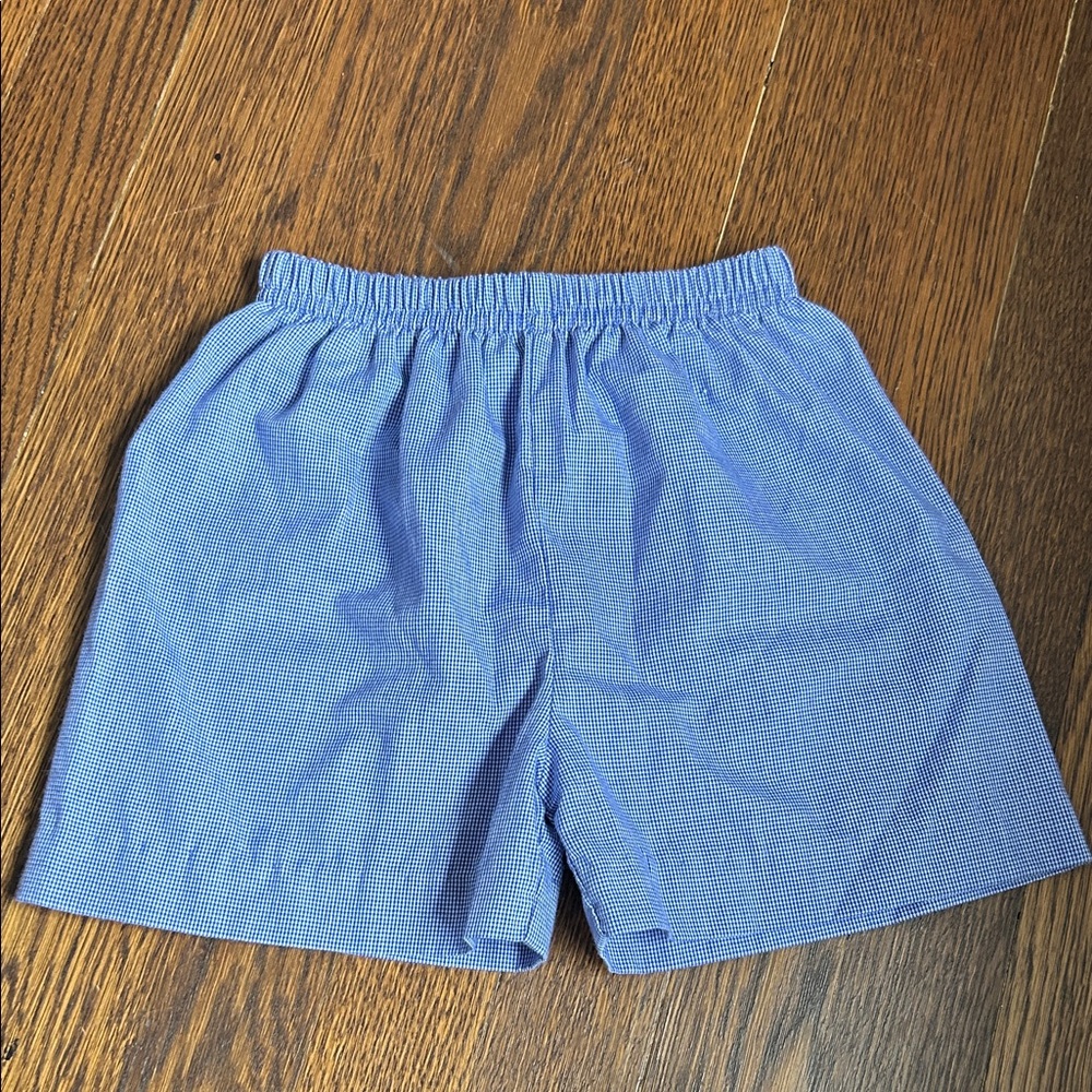 Zuccini Blue & White Checkered Shorts